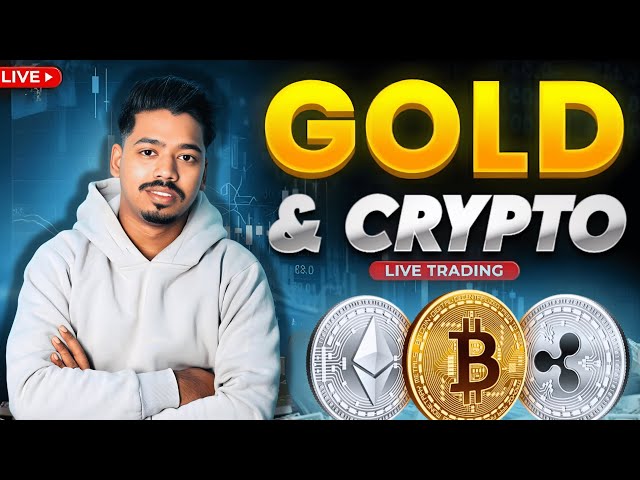 Live Crypto & Gold Analysis and trading || #btc #crypto #gold #forex