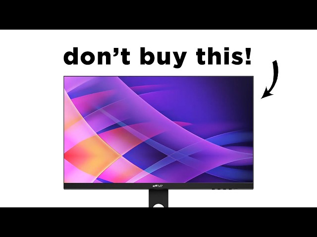 If You’re About to Buy a Monitor, Watch This First
