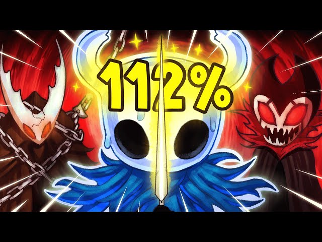 ALL of Hollow Knight in ONE video (All achievements at 112% + COMPLETE Lore)