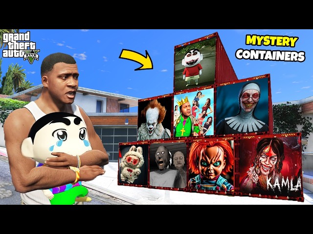 Franklin Opens EVERY GHOST MYSTERY CONTAINER in GTA 5 l Varun the gamer