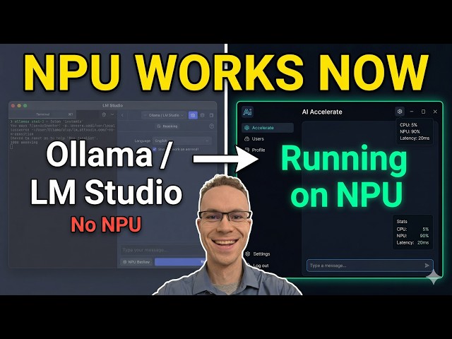 Run LLMs on Your CPU’s NPU (NO GPU Needed) – Full Setup Guide