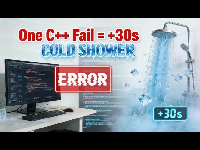 One C++ Fail += 30s Cold Shower 🥶🧊