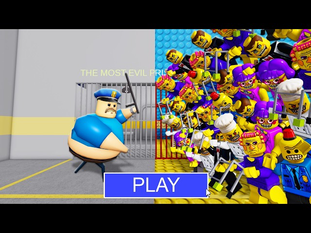 BARRY Vs LEGO TSUNAMI in BARRY'S PRISON RUN! New Scary Obby (#Roblox)
