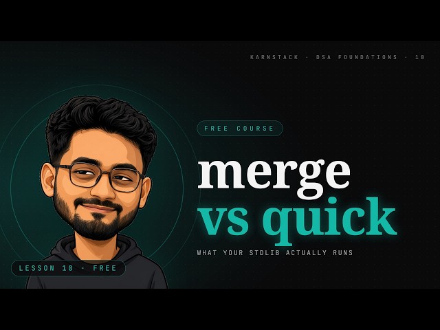 Merge Sort vs Quicksort: What Your Standard Library Actually Runs