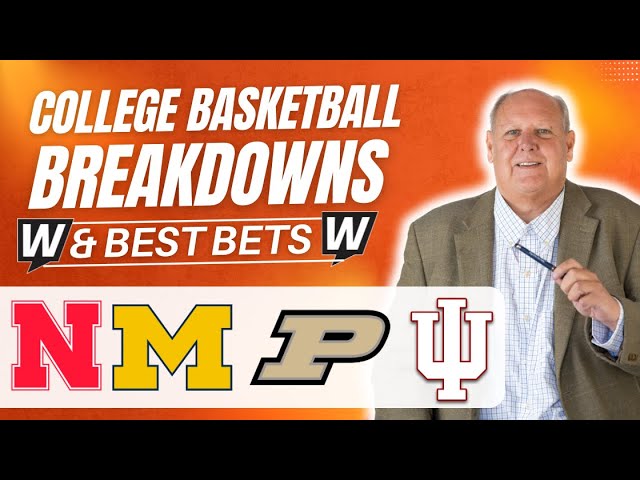 BEST Tuesday College Basketball BETS! | Nebraska vs Michigan | Purdue vs Indiana
