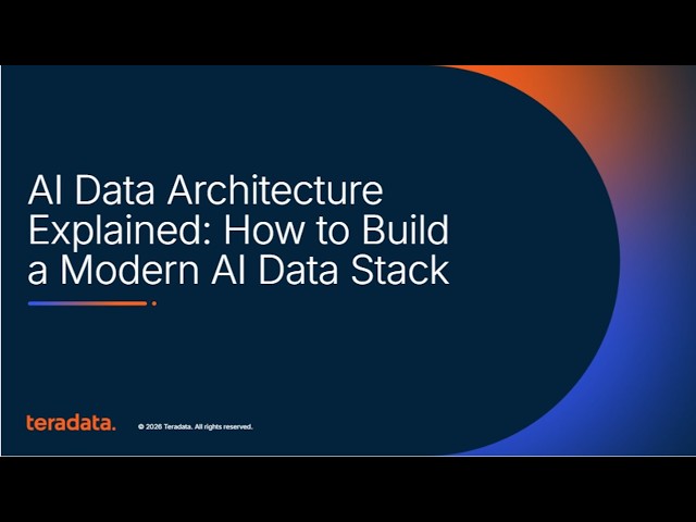AI Data Architecture Explained: How to Build a Modern AI Data Stack