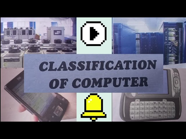 Classification Of Computer 🖥️ ---- Types Of Computer
