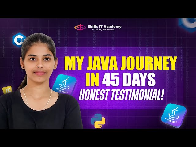 My 45-day Internship Journey: How I Became Full Stack Java Developer! | Santosh Sir