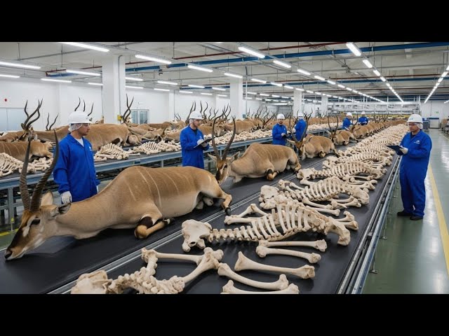 Inside the Antelope Bone Factory | From Raw Materials to Million-Dollar Products (Full Process)