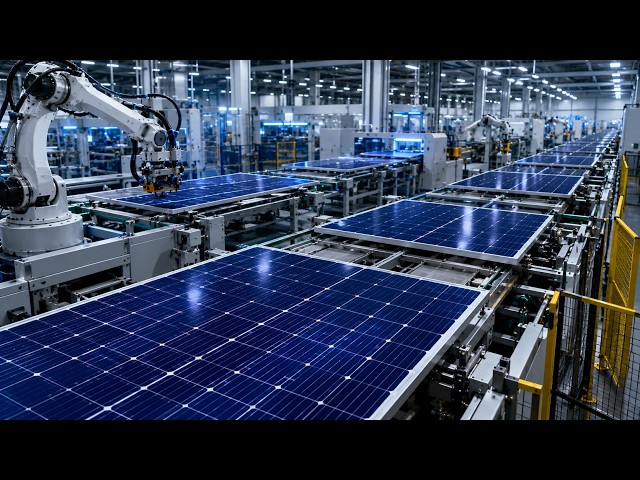 How Solar Panels Are Made | Complete Solar Panel Factory Manufacturing Process