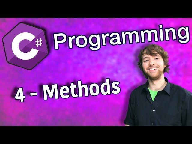 C# Programming Tutorial 4 - Methods, Static Methods, Instance Methods