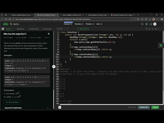 Who has the majority Basic - GeeksforGeeks