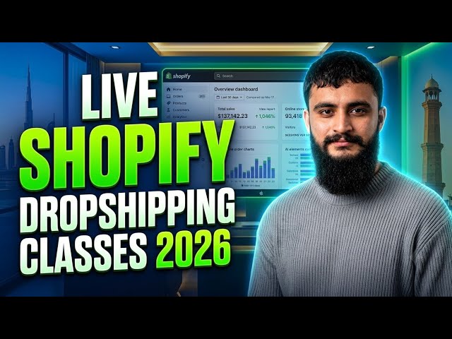 🔴 LIVE: #9 FREE Shopify Dropshipping Course 2026 | Learn from Scratch | Zakariya Rajput