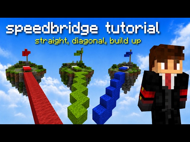 How to Speed Bridge in Minecraft Bedwars (2026 Tutorial + Handcam)