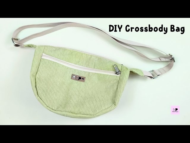 HOW TO SEW A CROSSBODY BAG | DIY SEW CROSSBODY BAG