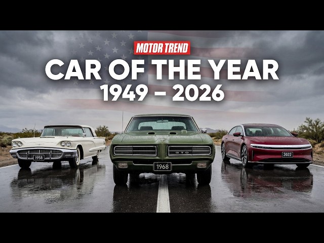 Every MotorTrend Car of the Year Winner (USA, 1949–2026)