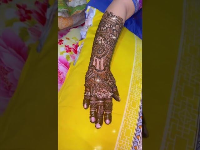 Bridal henna |Al henna by Afrin |#besthennaart #easyhenna #hennatutorial #mehendi #viral #mehendi