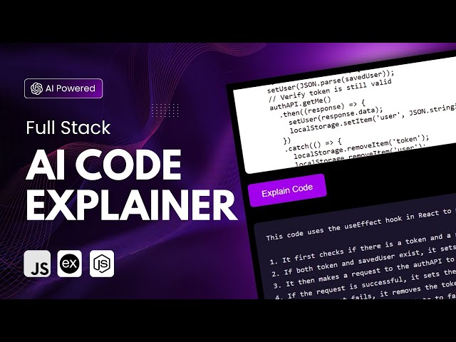 [ಕನ್ನಡ] Build a Full Stack AI Powered Code Explainer Application Using JavaScript | MicroDegree