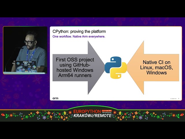 Python on Windows on Arm: Ecosystem Enablement Update - Diego Russo, Gleb Khmyznikov