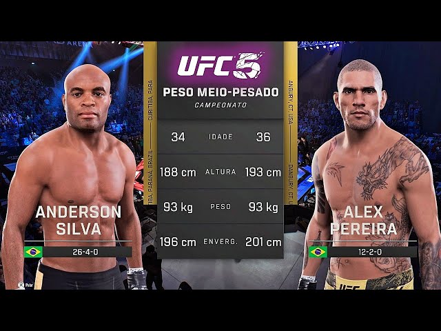 EA Sports™ UFC 5 🥊 Anderson Silva VS Alex Pereira | GamePlay UFC 5 PS5™ 4K60ᶠᵖˢHDR