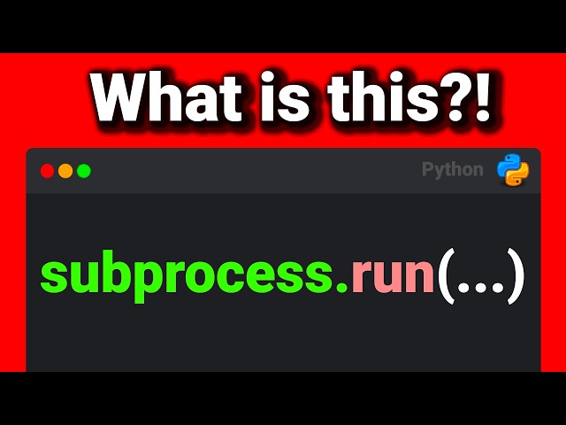 How to Run Multiple Python Scripts in One File Using `subprocess.run`