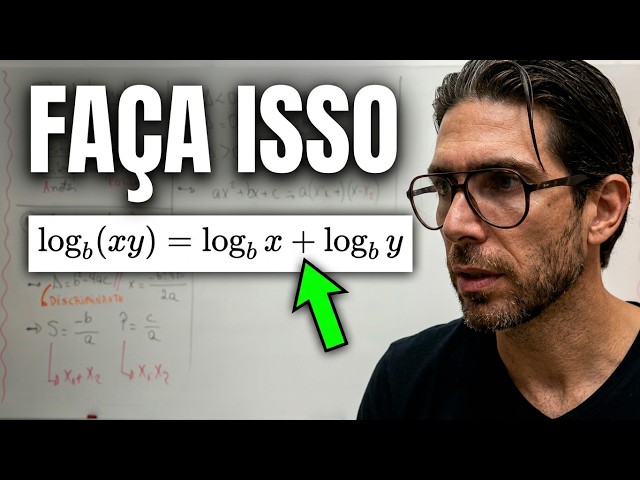 Reviewing the definition and properties of logarithms with Professor Rafa Jesus