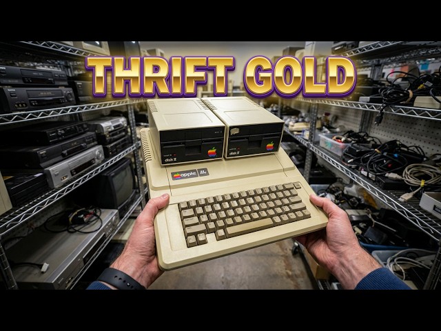I Found an Entire Apple IIe Computer Lab Dumped at a Thrift Store