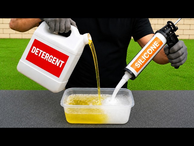 Mix SILICONE with DETERGENT and see the amazing results that SHOCKED everyone! 😱