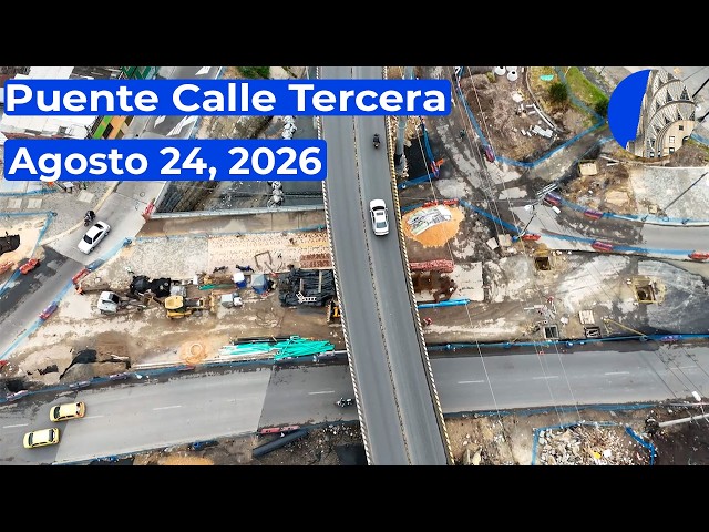 Puente Calle tercera y deprimido BRT Américas Av 68 interminables