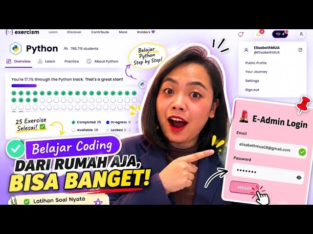 Review Exercism Python | Belajar Coding dari Rumah | Tugas Semester 2 Bisnis Digital