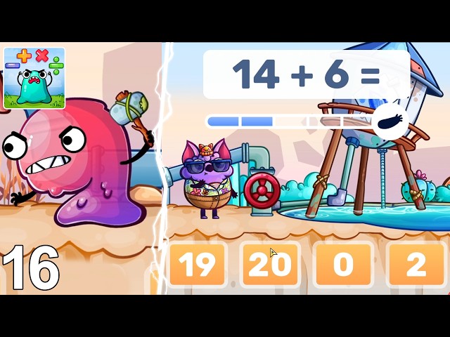 MathHero Ep. 16: Stop Math Boredom! Unlock New Hero (Addition & Subtraction 1-20) | Teacher Approved