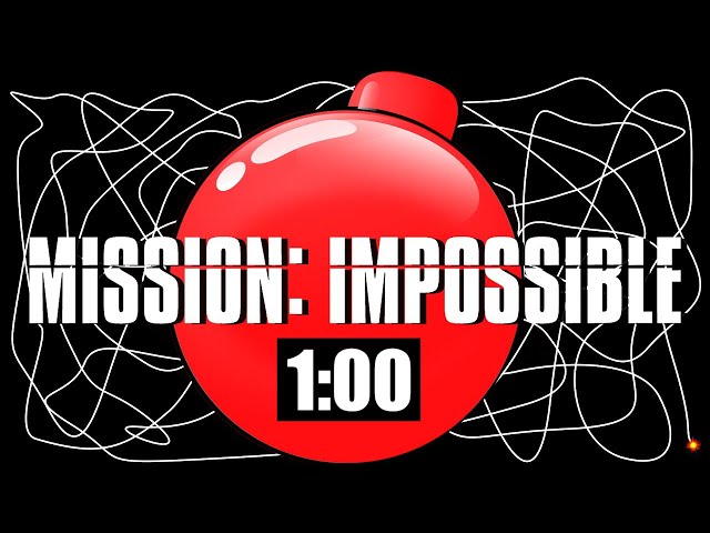 1 Minute Timer Bomb [MISSION IMPOSSIBLE] 💣
