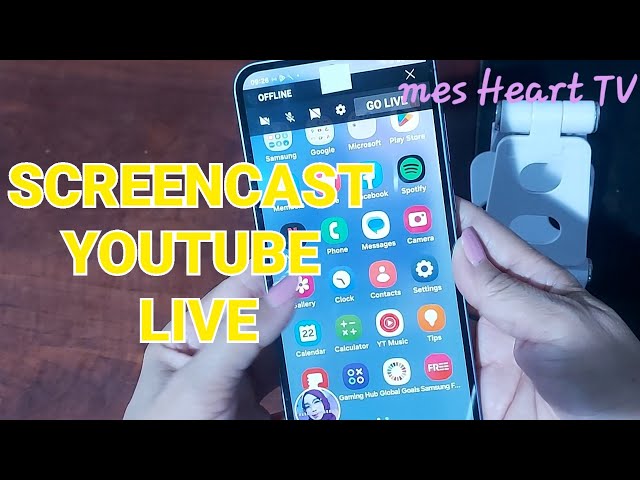 Paano Mag Live Ng Screencast Sa YouTube Gamit Ang Cellphone
