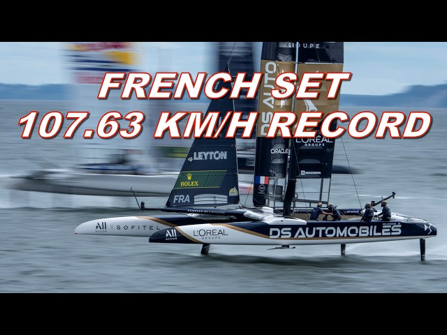 Speed Freaks in Sassnitz! DS Automobiles SailGP Team France hit 107.63 km/h