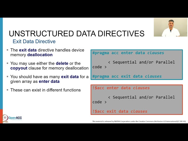 Week 9: Lecture 5: OpenACC Data Management