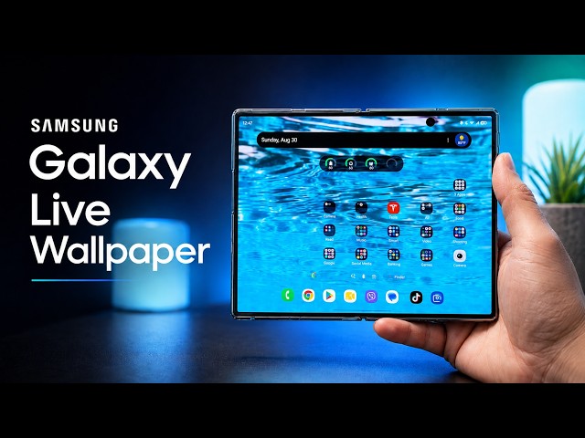 Samsung Galaxy How to Set Live Wallpaper on HomeScreen and Lockscreen