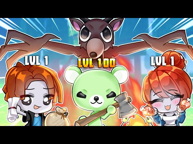 Helping The MOST ADORABLE NOOB Survive 99 Nights in the Forest... (Roblox)