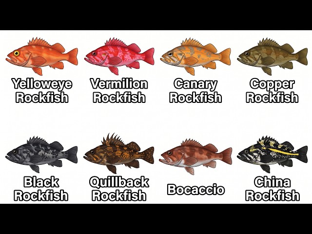 Every Rockfish Species Explained