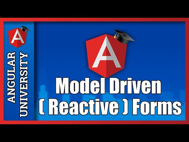 💥 Angular Model Driven Forms (or Reactive) - formGroup and formControlName