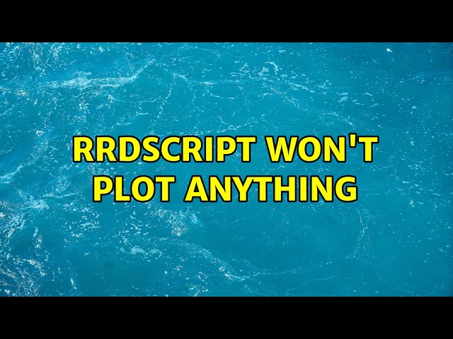 rrdscript won't plot anything
