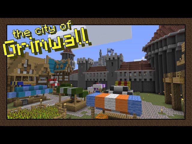 Minecraft Beta 1.7.3 World Tour - the City of Grimwall