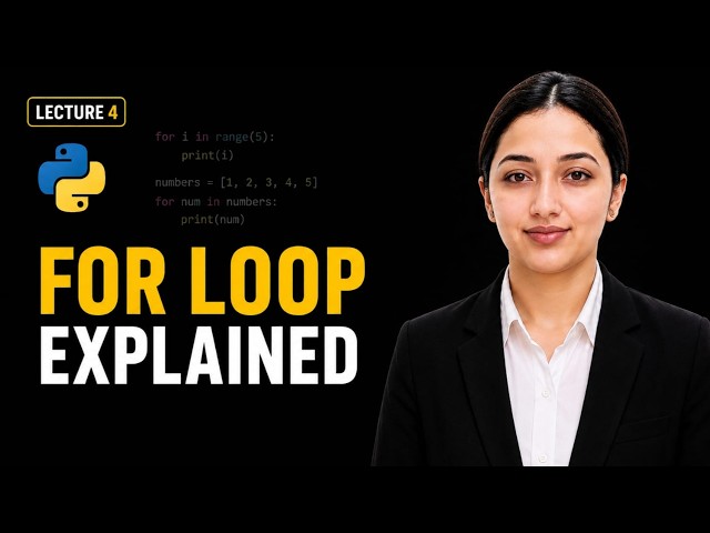 04. Python For Loop Made Easy | Stop Repeating Code!
