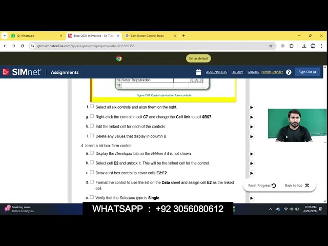 Excel 2021 In Practice - Ch 7 Independent Project 7-6 | Excel Chapter 07 Independent Project 7-6