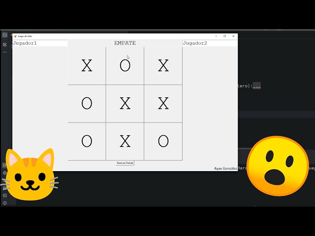 He desarrollado un juego de gato (tres en ralla) en python