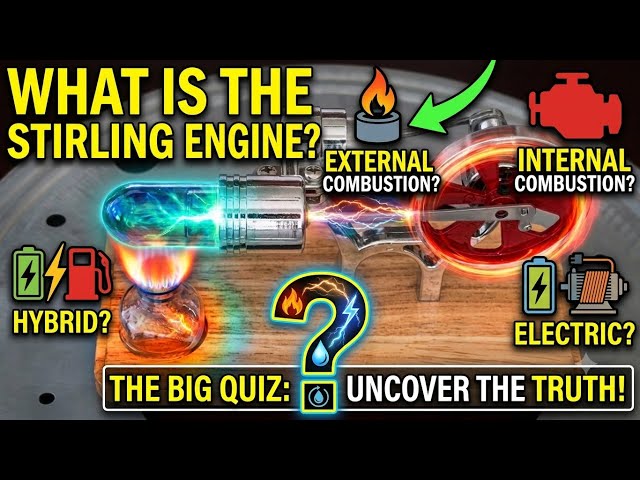 Is Sterling engine an internal combustion, an electric, a hybrid, or an external combustion engine?