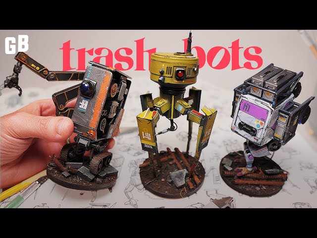 Scratch building desktop robots for Beyond the Blight