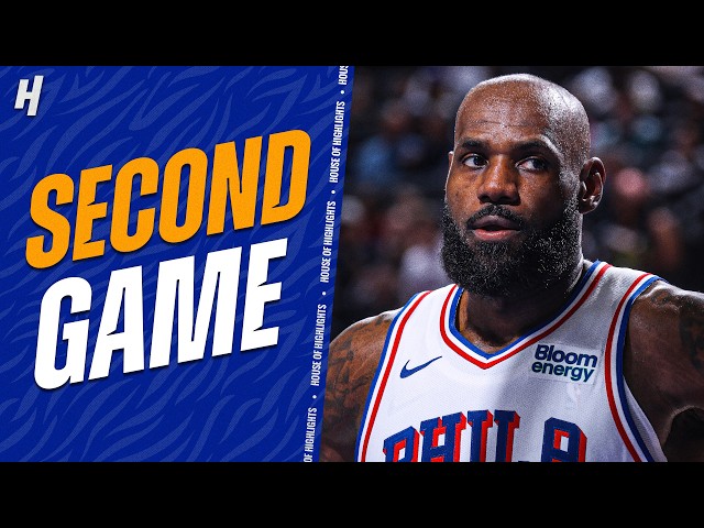 LeBron James PUTS ON A SHOW in his SECOND GAME as a 76er 🔥 FULL Highlights