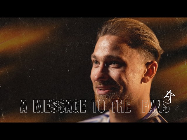A message to the fans..