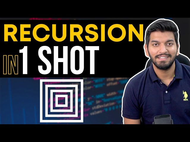 Recursion in 1 Shot  || Beginners Guide