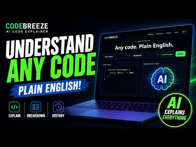 CodeBreeze Mini Project Demo | HTML CSS JavaScript Source Code & Synopsis